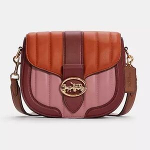 Coach saddle bag georgie crossbody bag